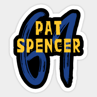 Pat Spencer 61 Sticker